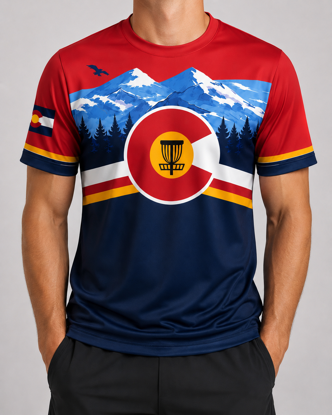 Disc Golf Jersey - Colorado Themed