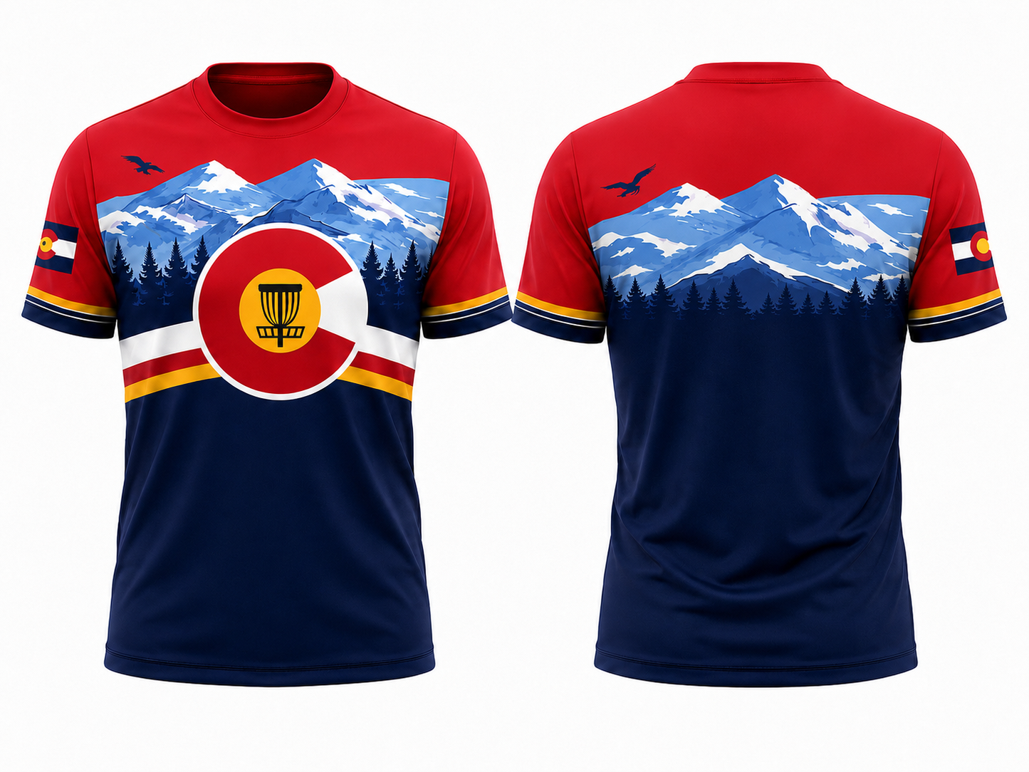 Disc Golf Jersey - Colorado Themed