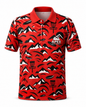 Disc Golf Polo - Mountain Baskets Design - Red