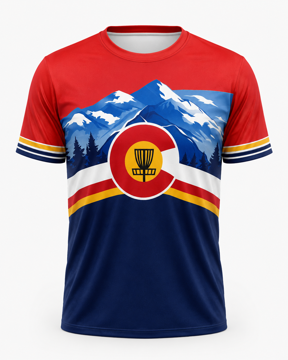 Disc Golf Jersey - Colorado Themed