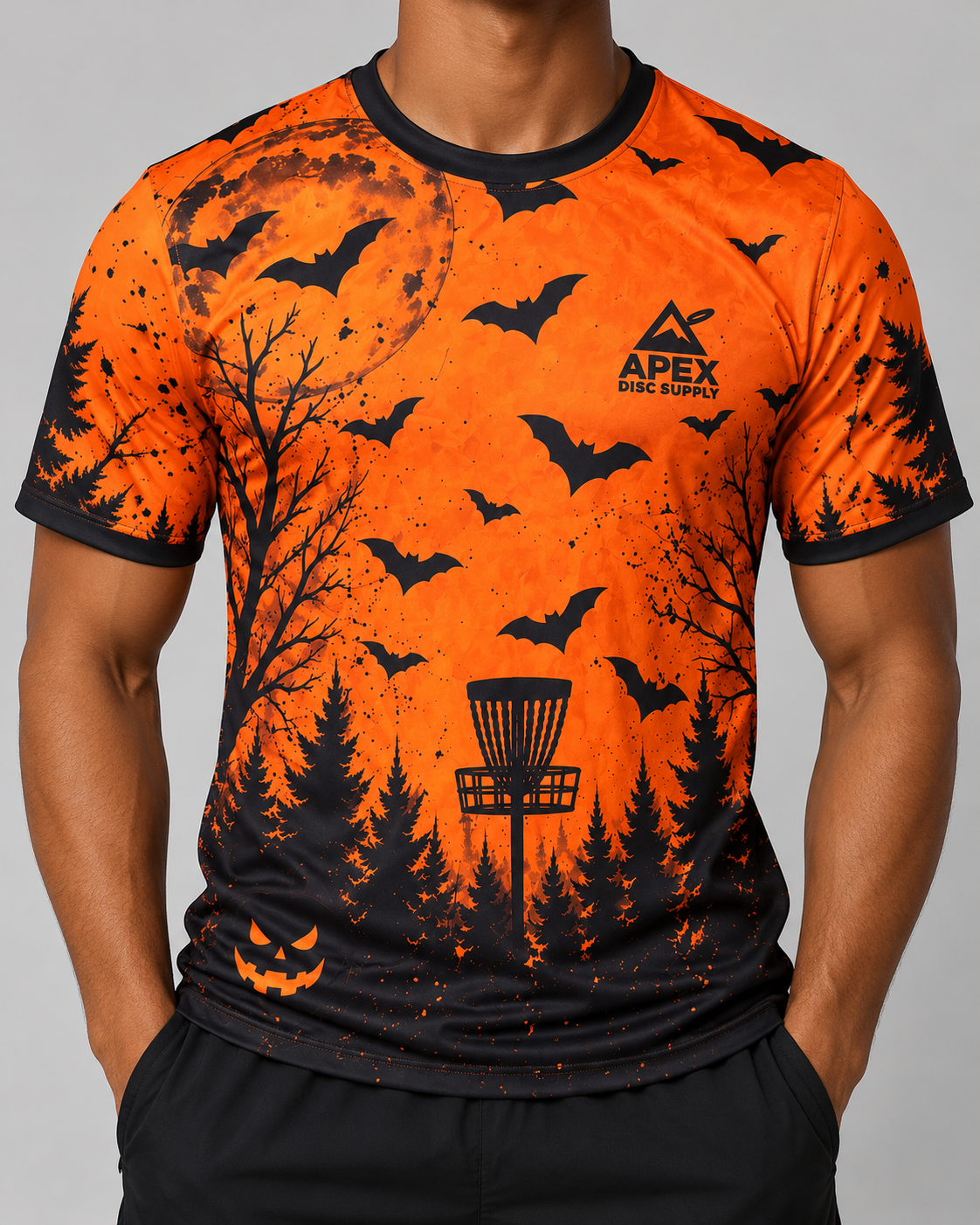 Disc Golf Jersey Shirt Halloween Design Apex Disc Supply