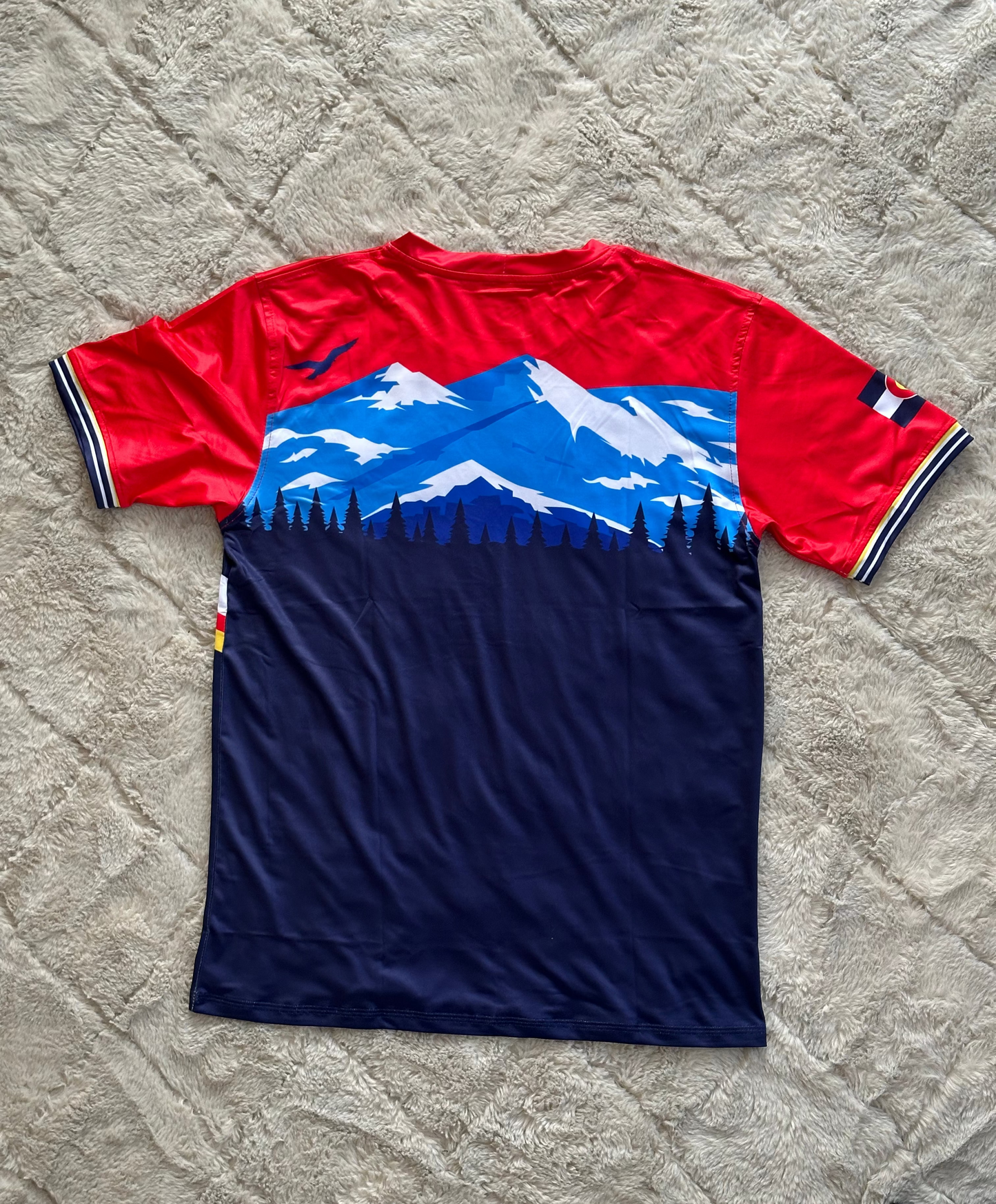 Disc Golf Jersey Shirt Colorado Exclusive Design Shield