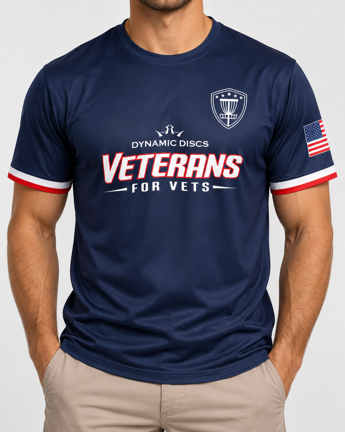 *Bulk Order* Disc Golf Jersey Shirt Veterans For Vets Dynamic Discs Tournament Set