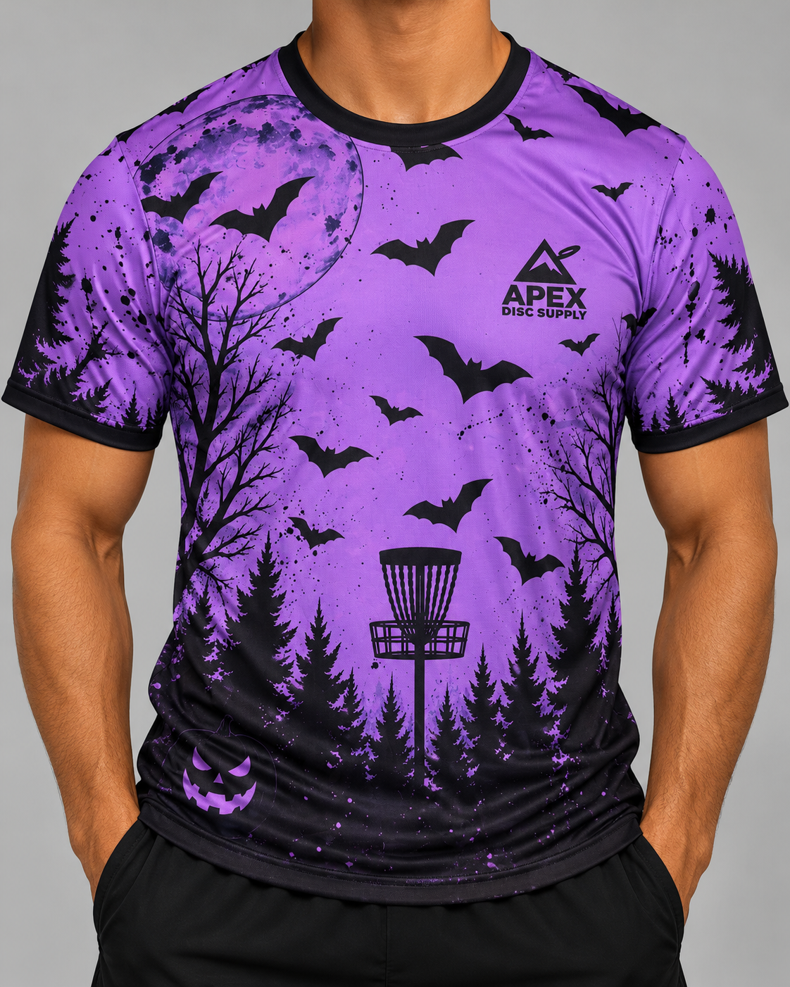 Disc Golf Jersey Shirt Halloween Design Apex Disc Supply