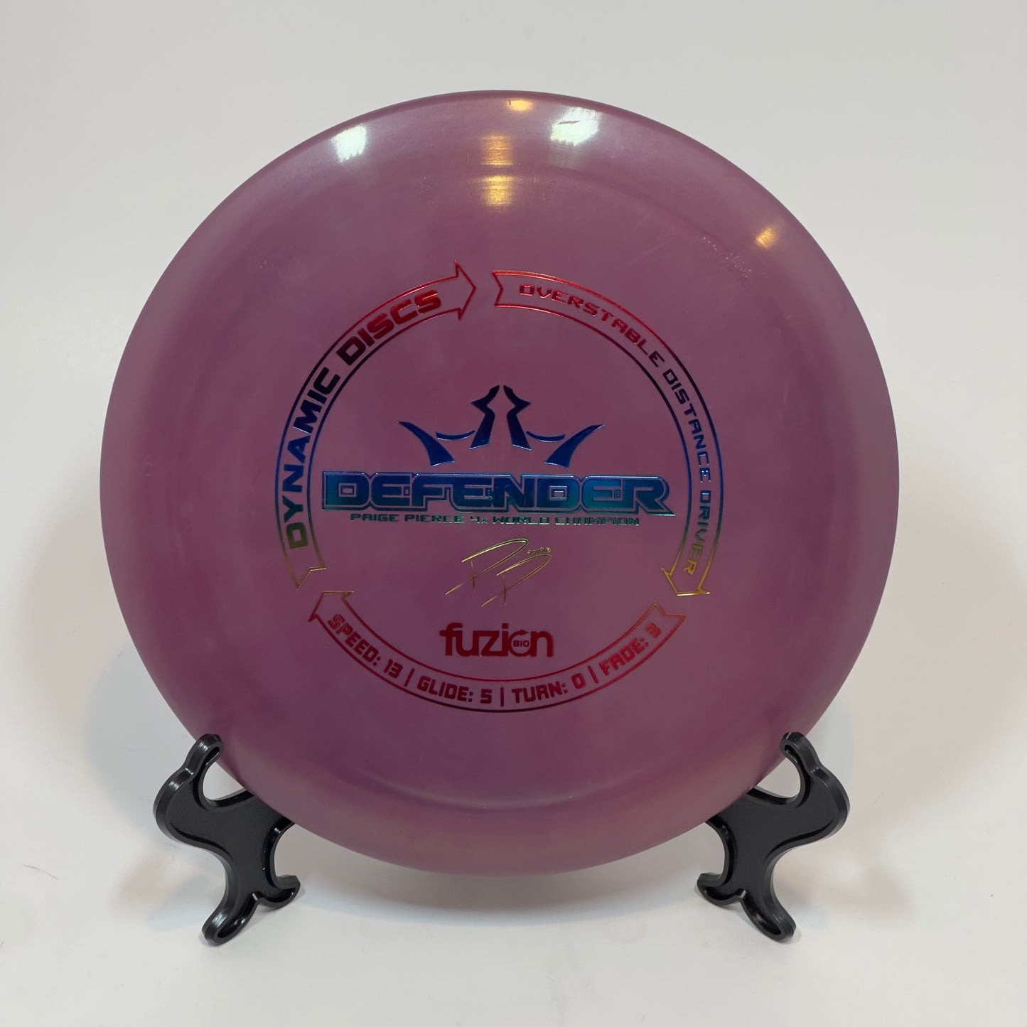 Dynamic Discs - Fuzion Bio - Paige Pierce 4x World Champion Defender